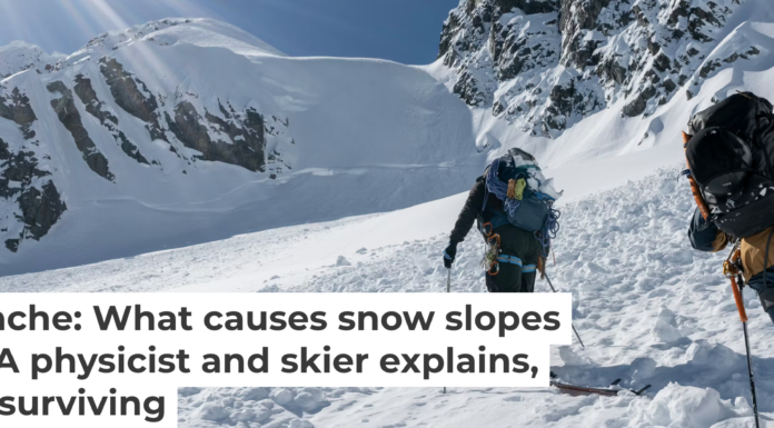 Backcountry skiing can be risky, particularly after heavy, wet snow. AscentXmedia/E+ via Getty Images